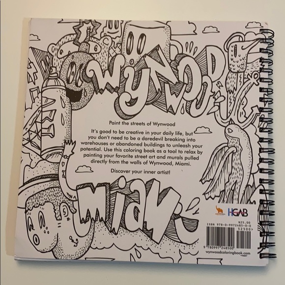 Wynwood Walls Miami Coloring book - Picture 9 of 9